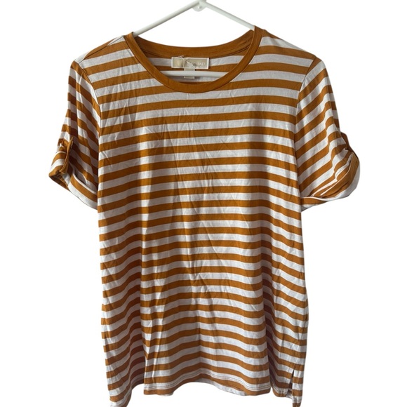 Micheal Korswomen'sShirt in Brown and White NWT size Large
